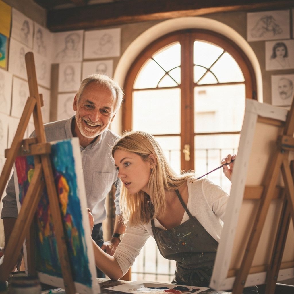 Private Painting Lesson in Rome